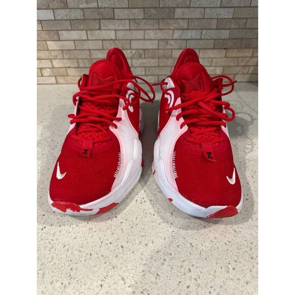 Nike PG 5 TB 'University Red'‎ Basketball Shoes DA7758-600 - Picture 2 of 6